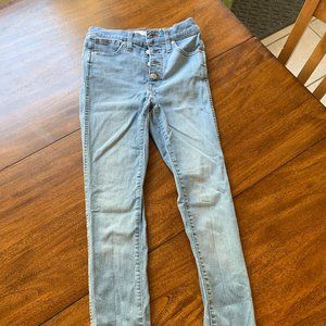 Madewell Light Wash High-Waisted Skinny Jeans